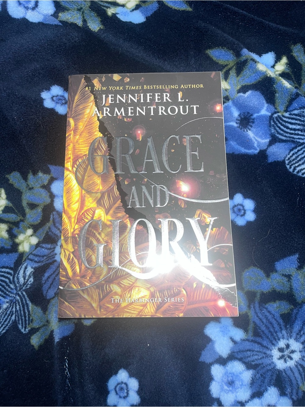Grace and Glory by Jennifer L. Armentrout - Paperback Gold and Silver Cover